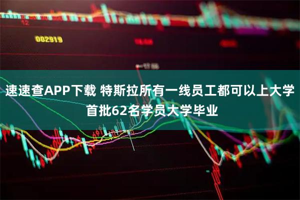 速速查APP下载 特斯拉所有一线员工都可以上大学 首批62名学员大学毕业